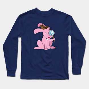 Easter Bunny looking for Easter eggs Long Sleeve T-Shirt